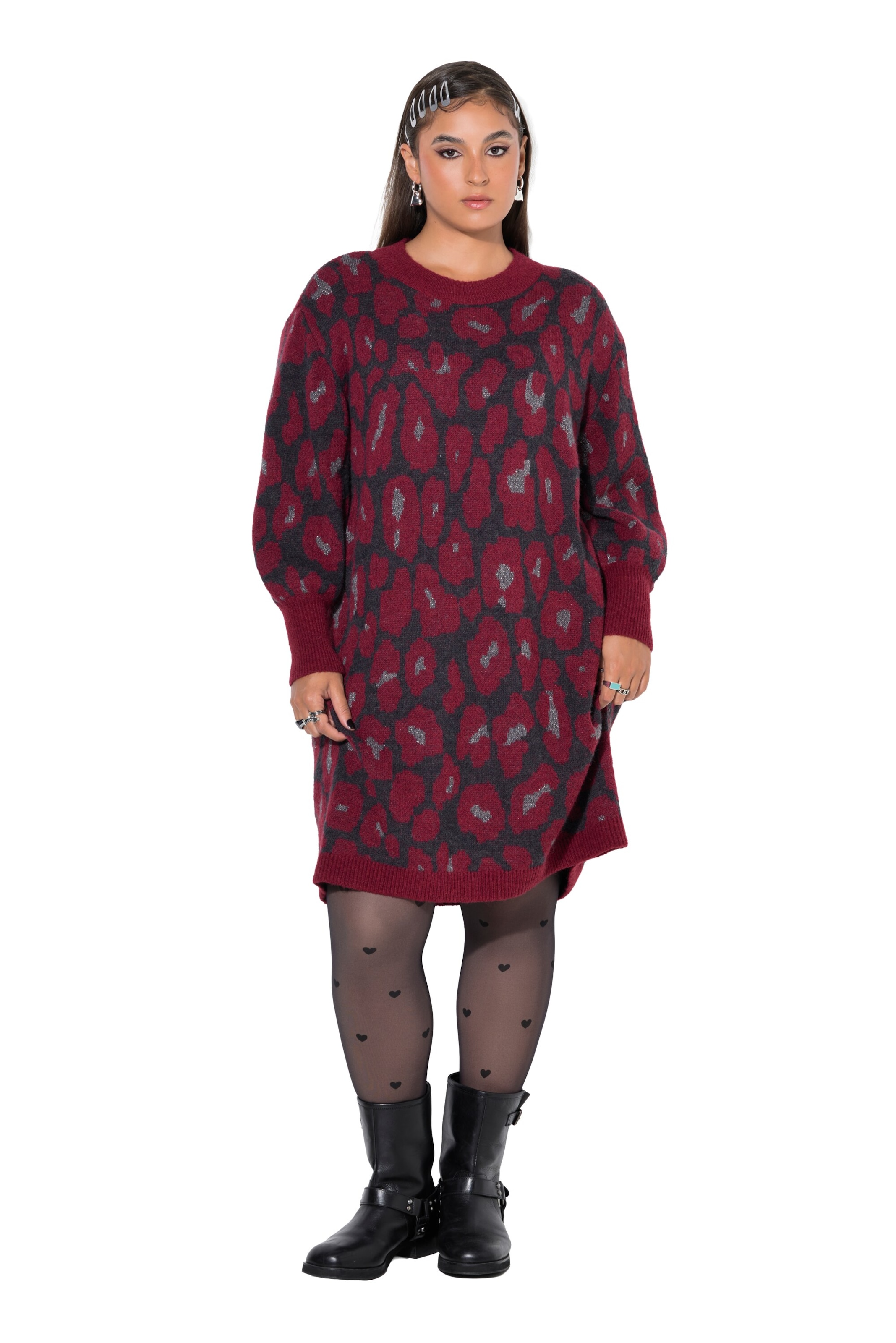 Studio Untold Strickkleid in Rot