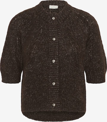 Cardigan 'Cionia' Kaffe en marron : devant