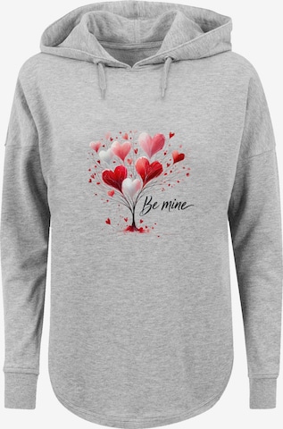 Sweat-shirt 'Herzbaum Be Mine!' F4NT4STIC en gris : devant