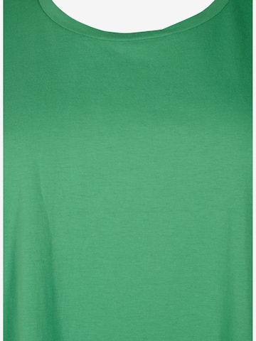 Zizzi Shirt 'KATJA' in Groen