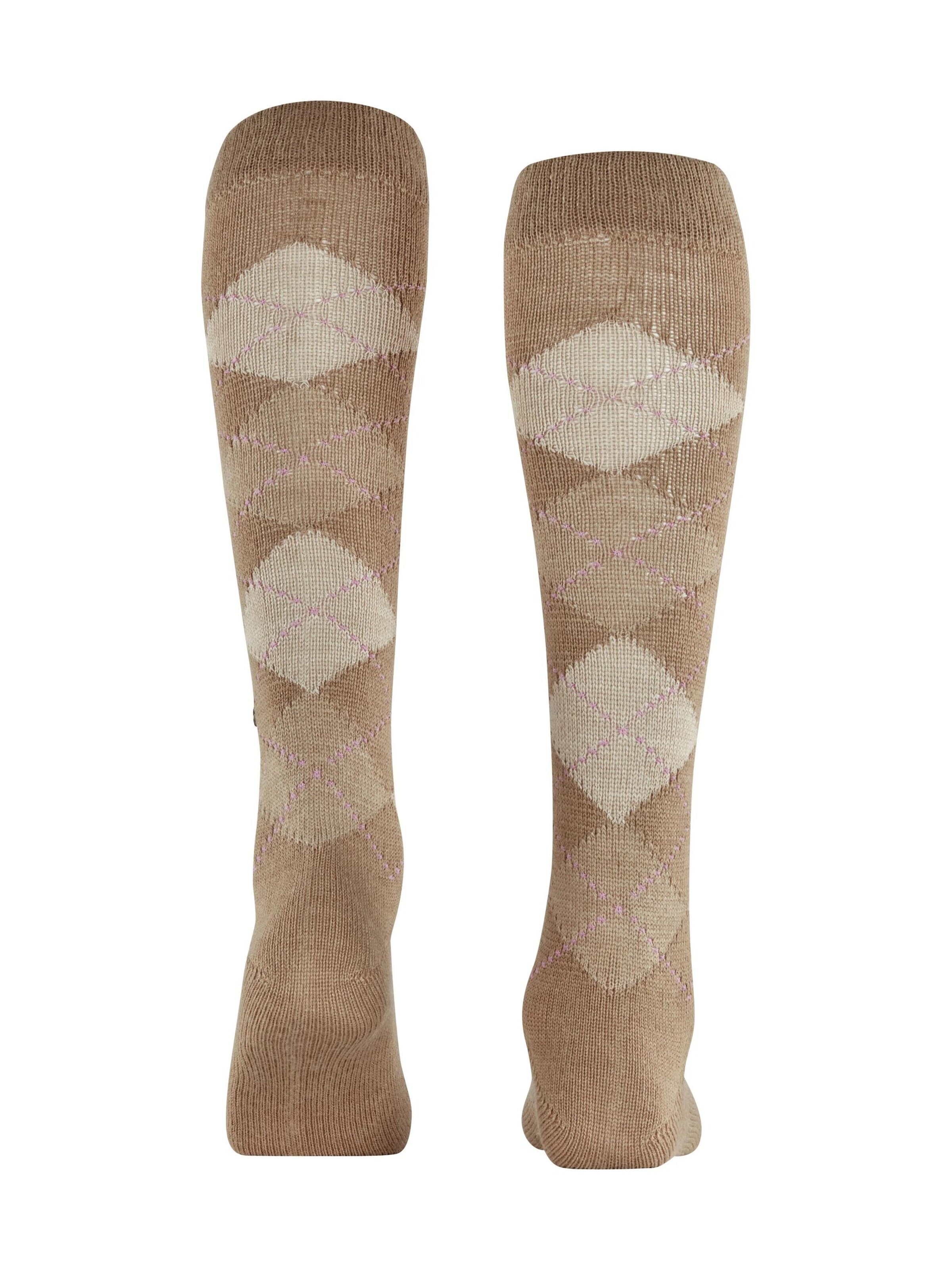 BURLINGTON Over the Knee Socks 'Whitby' in Yellow