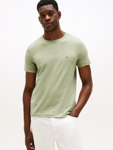 TOMMY HILFIGER Slim fit Μπλουζάκι σε πράσινο: μπροστά