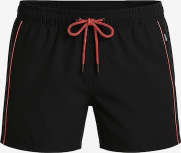 Blackspade Swimming shorts ' Medium mit kurzem Bein ' in Black: front