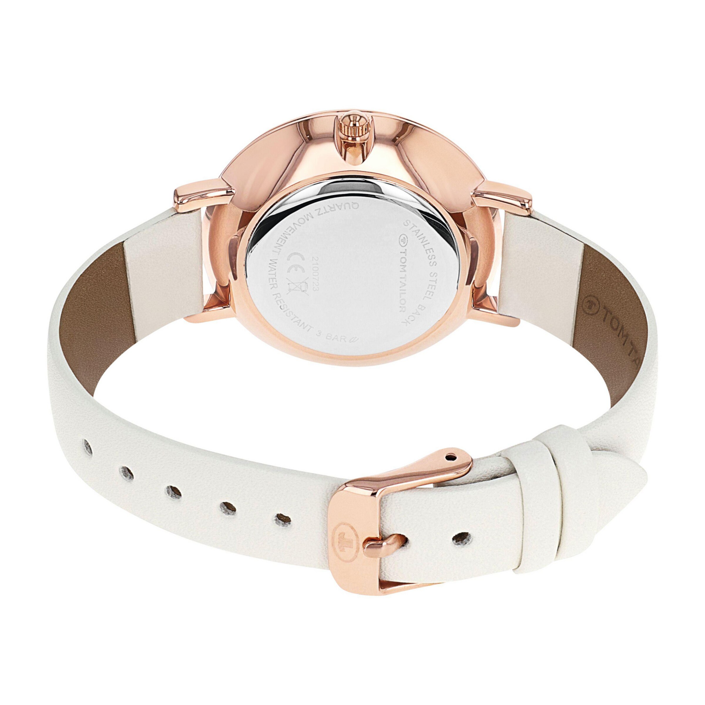 TOM TAILOR Analog Watch in White