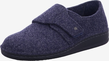 Pantoufle 'Hausschuh Herren 06501 416048 Filz in blau' Finn Comfort en bleu : devant