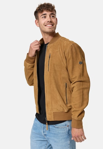 INDICODE JEANS Übergangsjacke 'Maddoc' in Beige