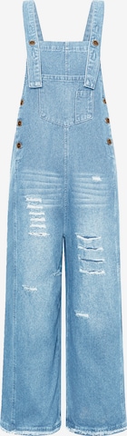 mėlyna Imily Bela Laisvas Džinsinis kombinezonas: priekis
