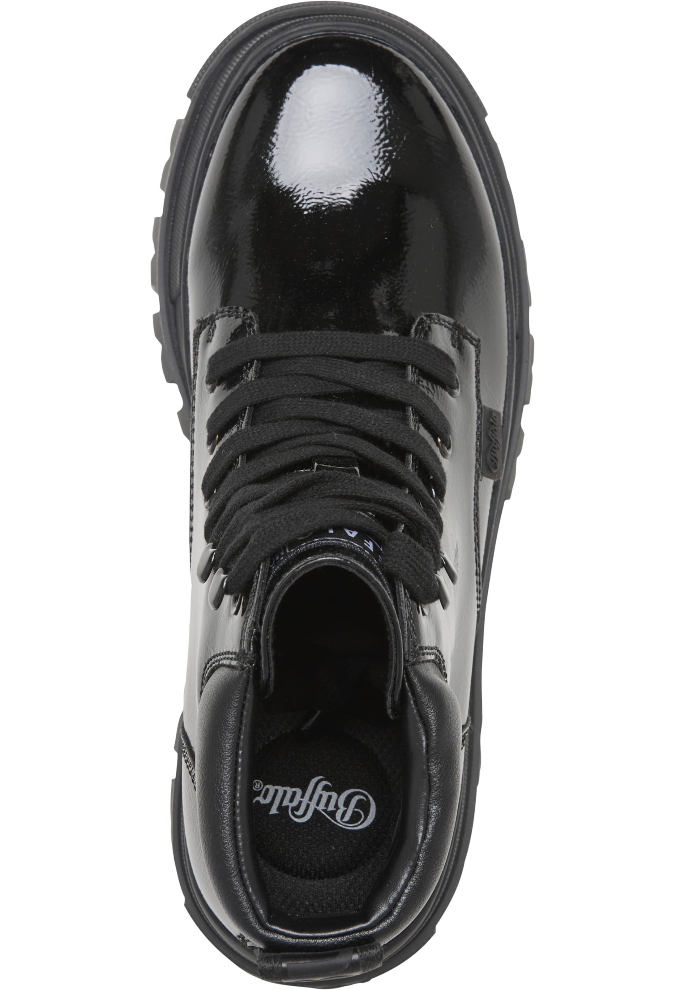 BUFFALO Lace-up bootie 'Aspha' in Black