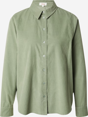 s.Oliver Blouse in Green: front