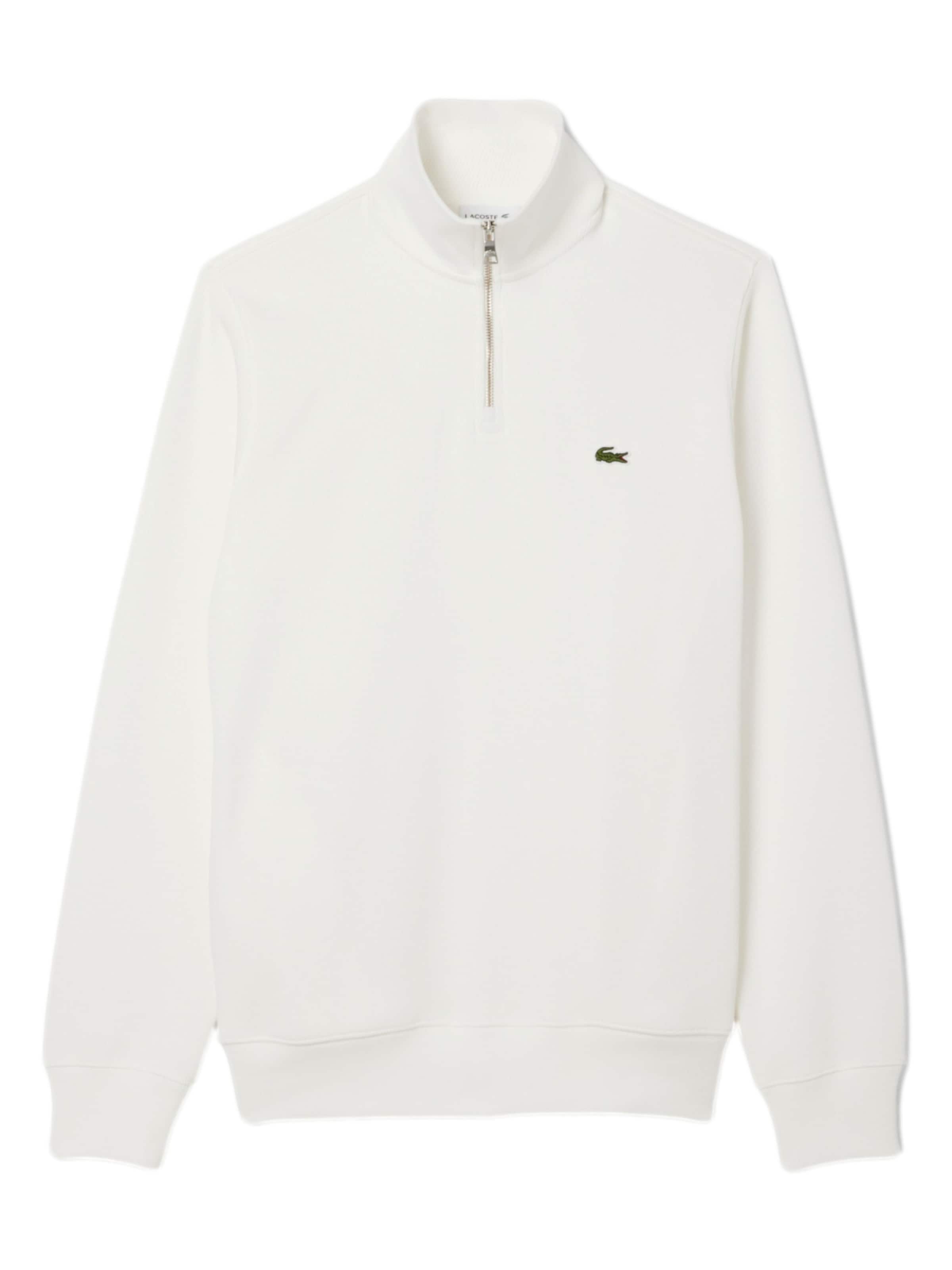 LACOSTE Sweatshirt in Weiß: Vorderseite
