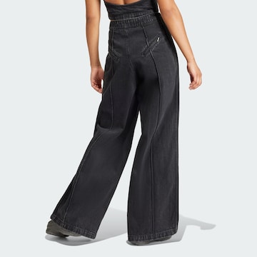 ADIDAS ORIGINALS Wide Leg Jeans 'Fashion Montreal' i sort