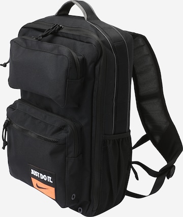 NIKE Sports Backpack 'Utility Speed' in Black: front