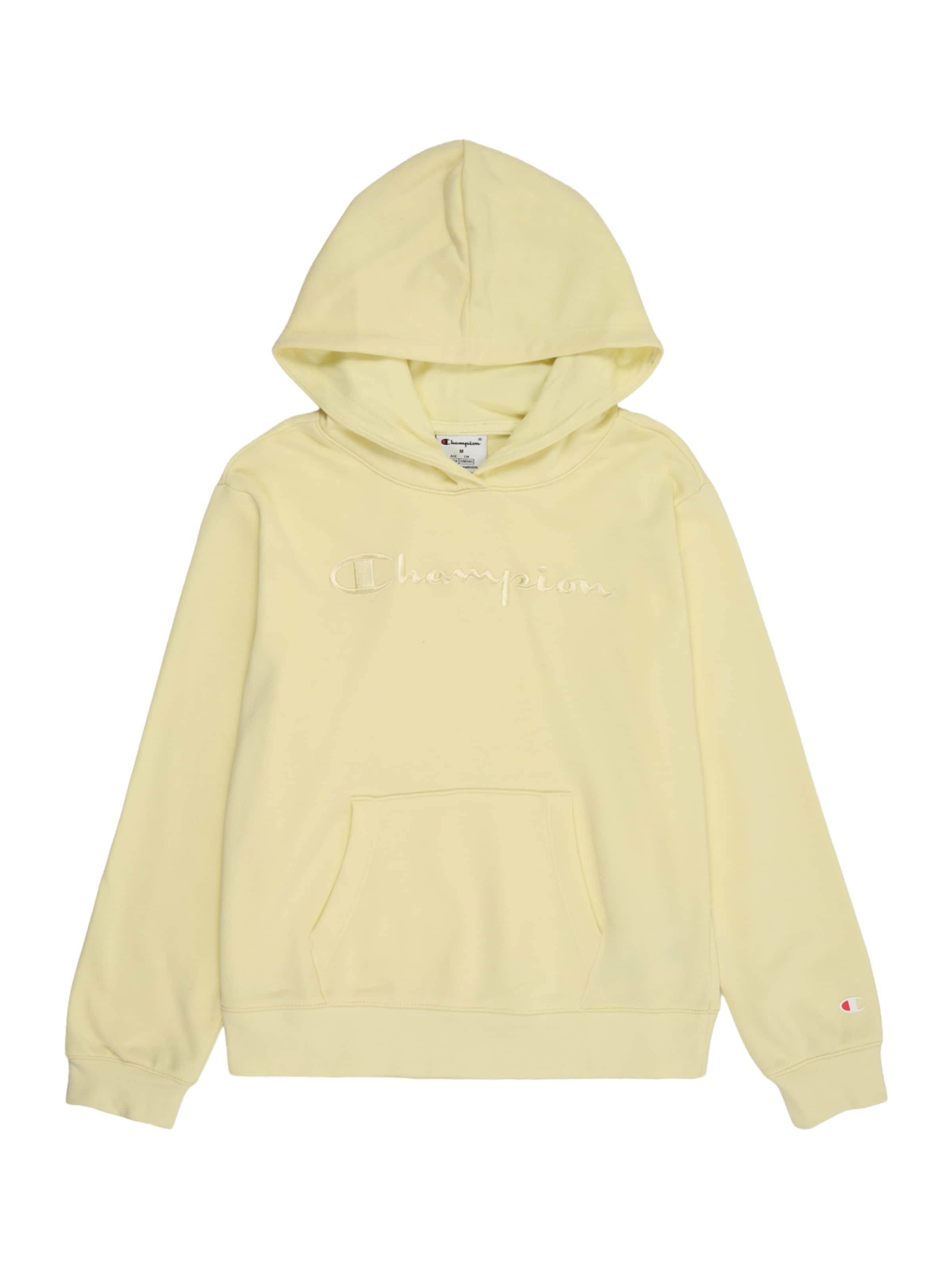 Champion Authentic Athletic Apparel Sweat en jaune pastel, Vue avec produit