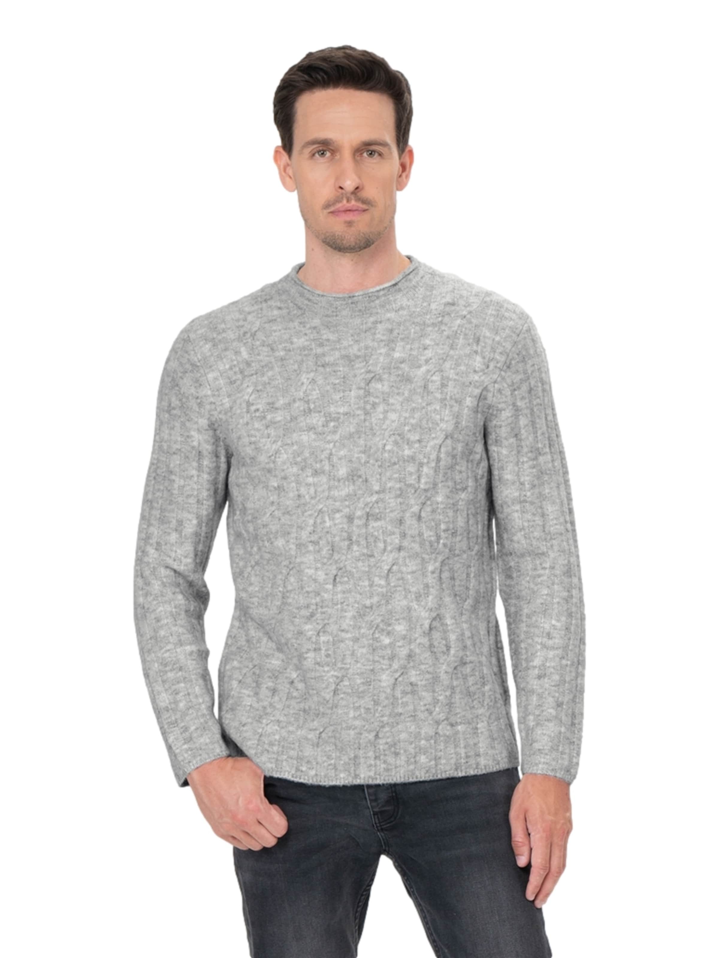 Pullover 'Founder' di Key Largo in grigio: frontale