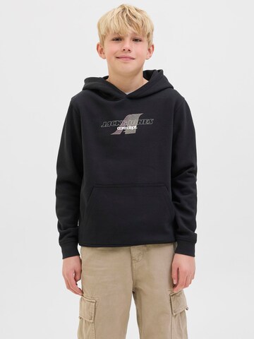 Sweat Jack & Jones Junior en noir : devant