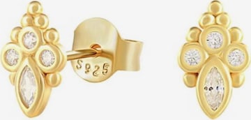 Boucles d'oreilles 'ALIX' Cala Rose en or : devant