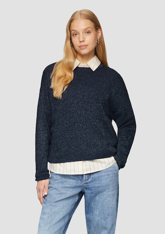QS Pullover in Blau: Vorderseite