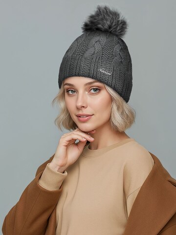 Neverless Mütze 'Katy' in Grau
