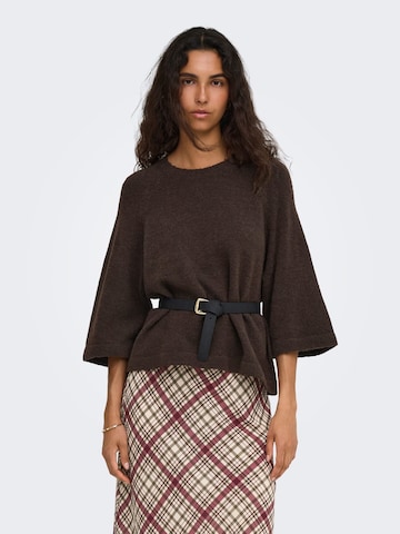 ONLY - Jersey 'Simoni' en marrón
