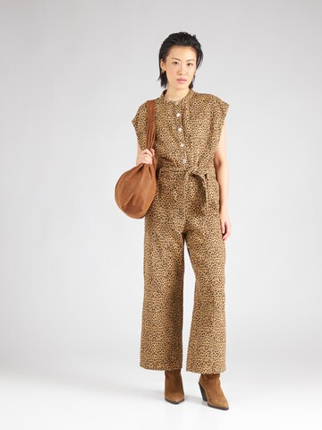 FRNCH PARIS Jumpsuit in Brown: front