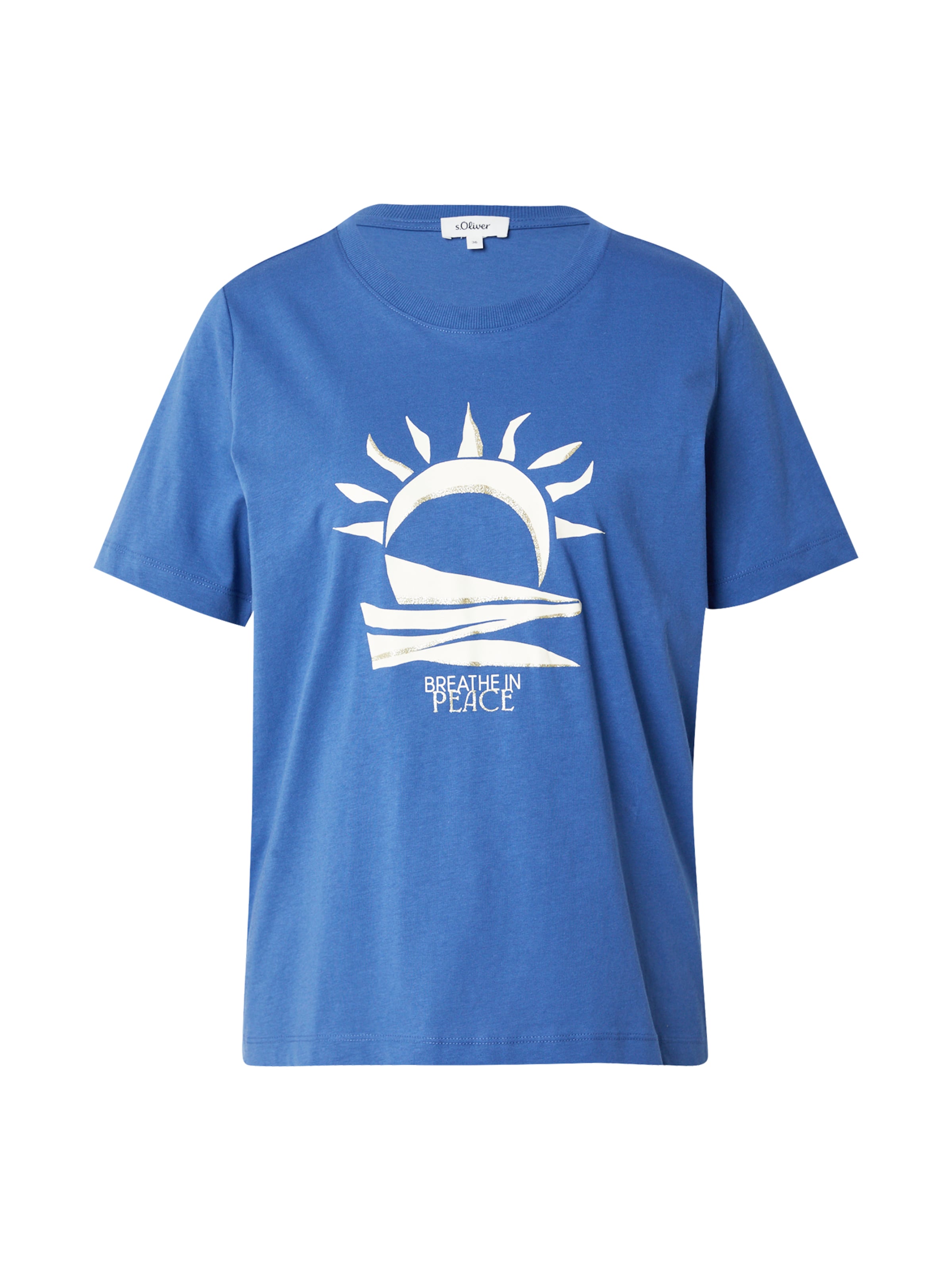 Tricou de la s.Oliver pe albastru: față