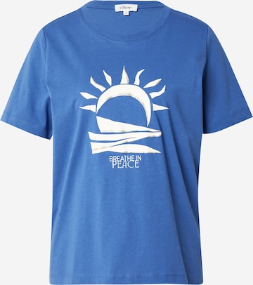 s.Oliver T-Shirt in Blau: Vorderseite