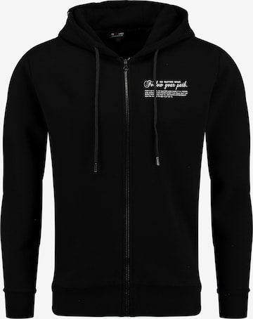 Key Largo Sweatjakke 'PATH' i sort: forside