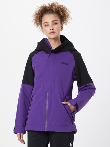 OAKLEY Athletic Jacket 'CAMELLIA' in Purple: front