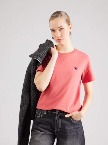T-shirt WRANGLER en rouge : devant