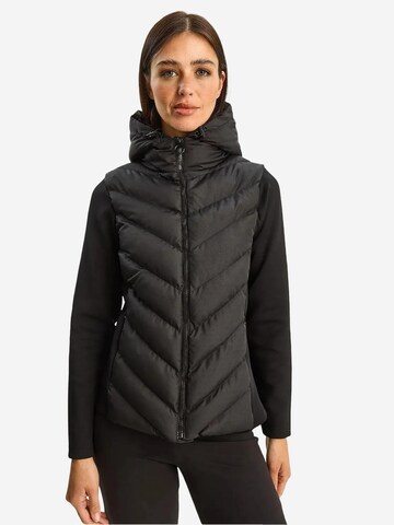 Veste d’hiver Bianco Lucci en noir : devant