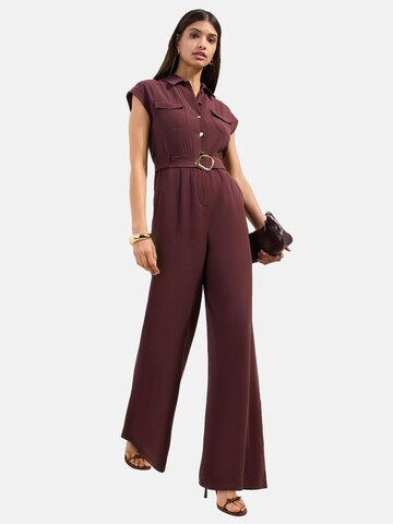 Friends Like These Jumpsuit in Brown: front