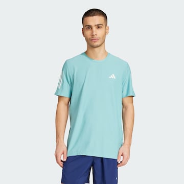 ADIDAS PERFORMANCE Functioneel shirt 'Own The Run' in Blauw: voorkant