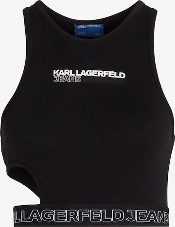 Karl Lagerfeld Top in Zwart: voorkant