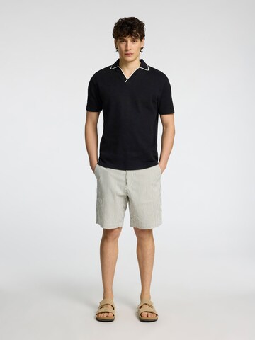 Regular Pantalon chino SELECTED en vert