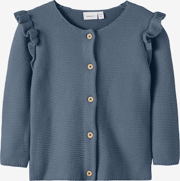 NAME IT Knit Cardigan 'LITINE' in Blue: front