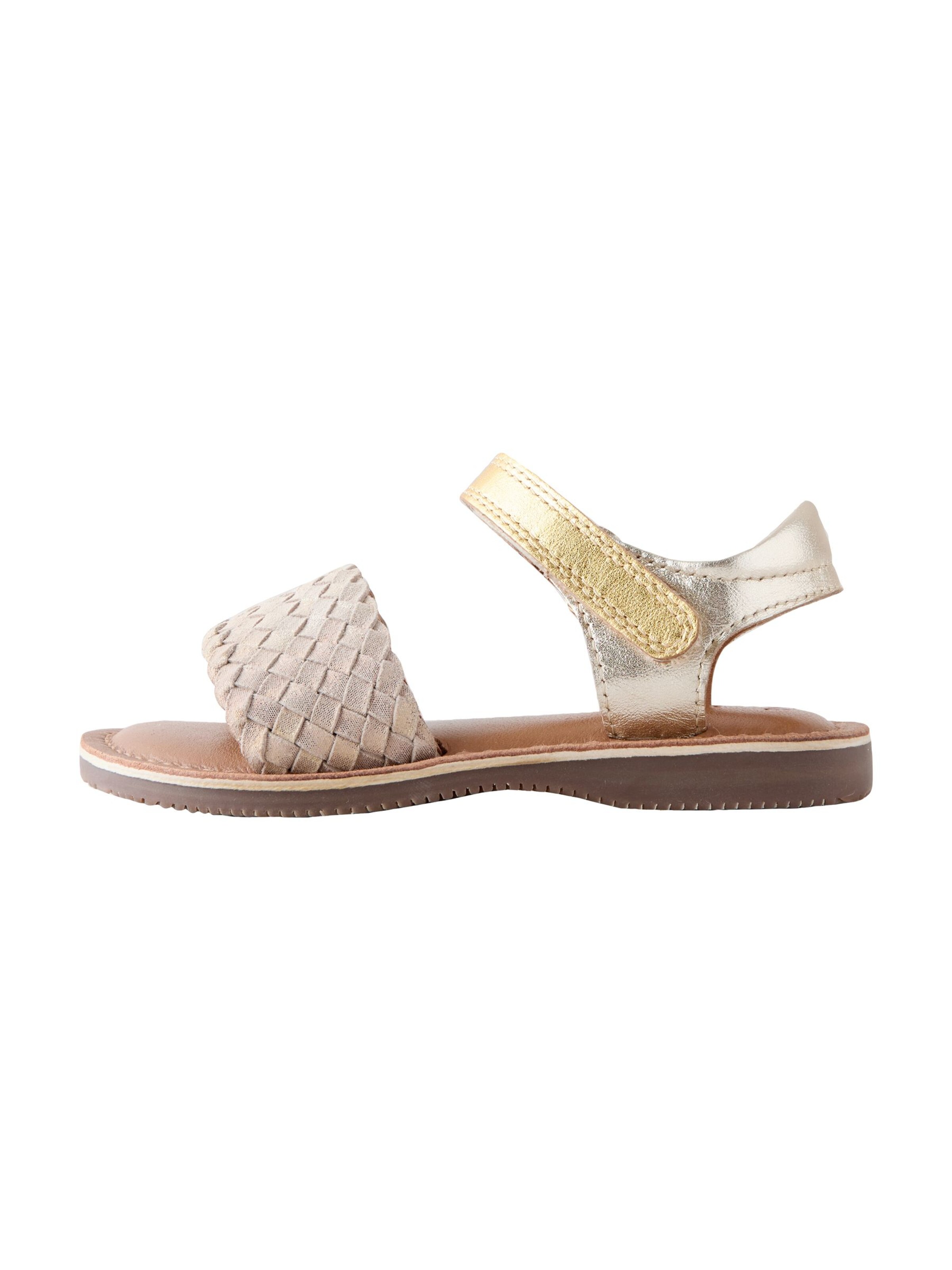Next Sandal in Gold: front