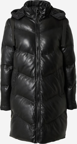 Gipsy Zimní kabát 'Vallie' – černá: přední strana