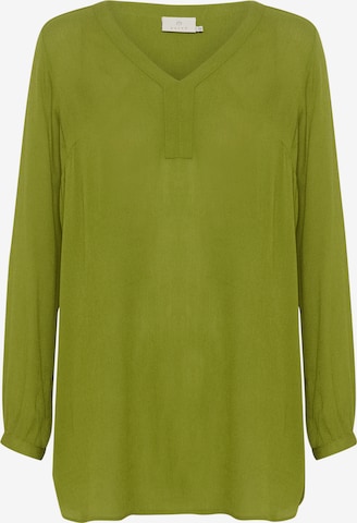 KAFFE CURVE Tunic 'Amber' in Green: front