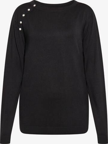 Pull-over faina en noir : devant