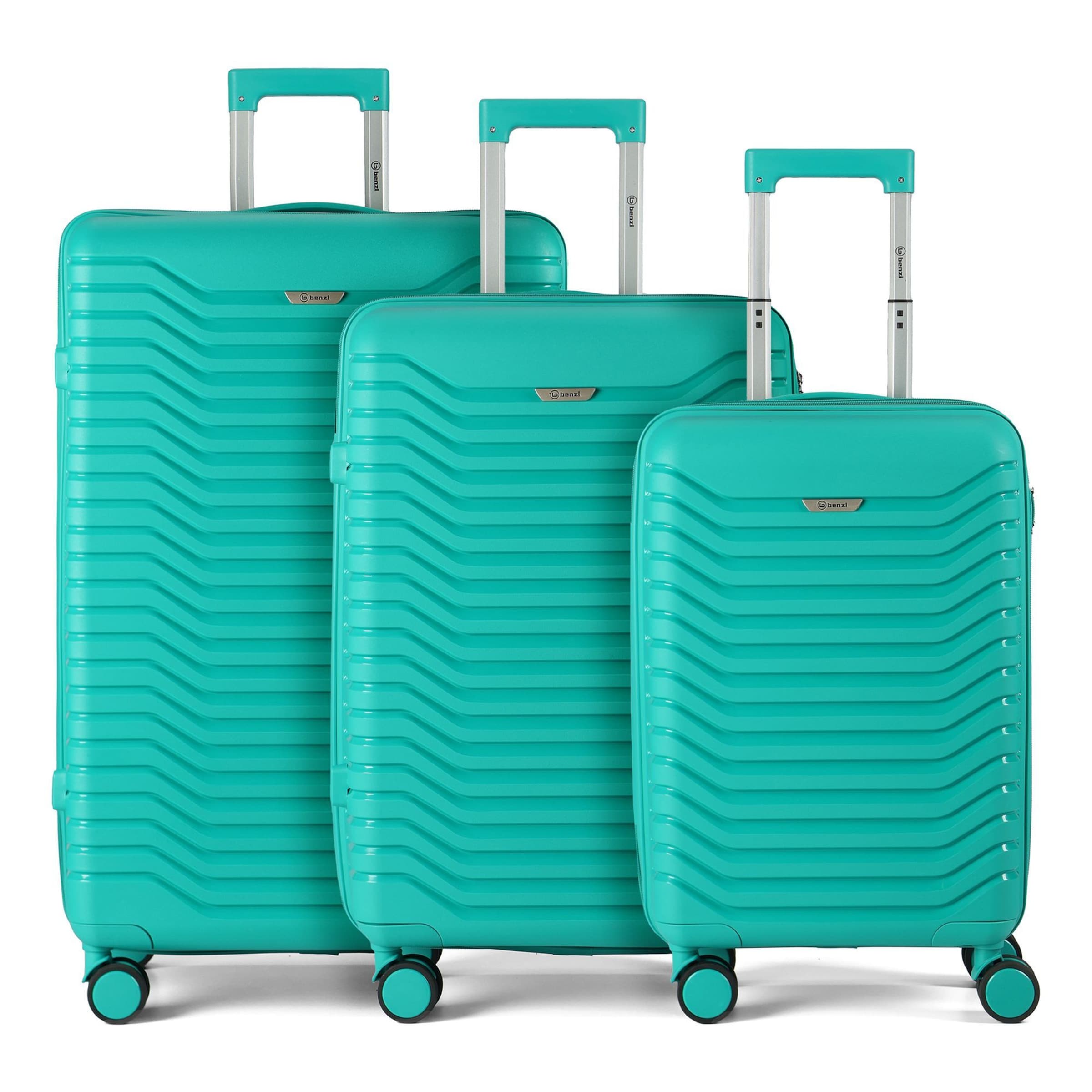Benzi Suitcase set in Blue: front