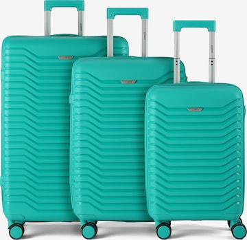 Ensemble de bagages Benzi en bleu : devant