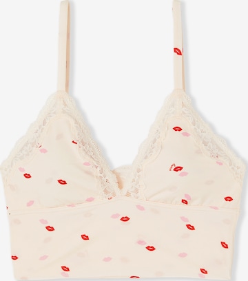 ETAM Bra 'Pure Soft Lace' in Pink: front