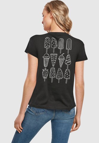 Merchcode Shirt 'Ice Cream' in Black: front