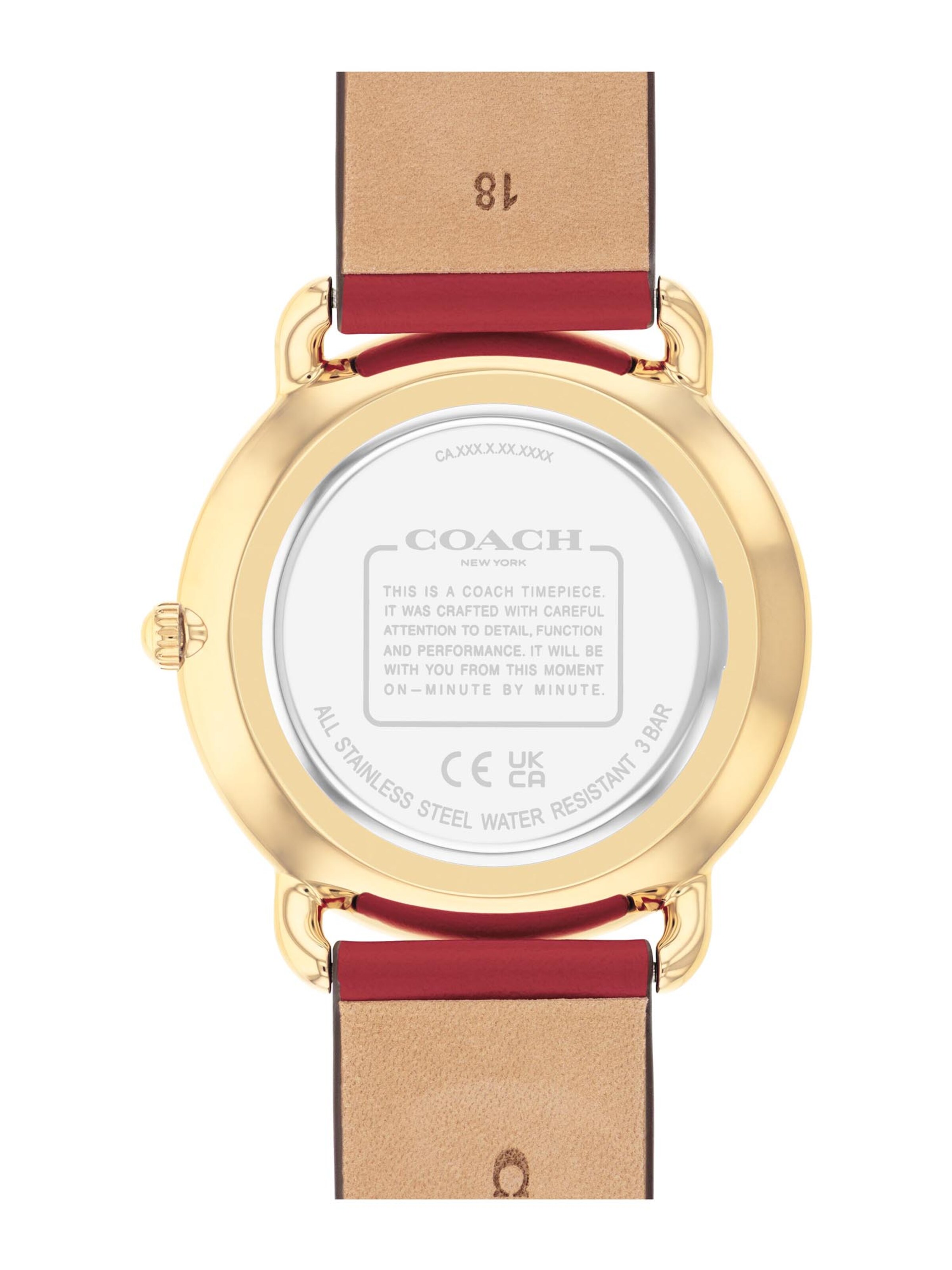 COACH Analog watch 'ELLIOT' in Gold