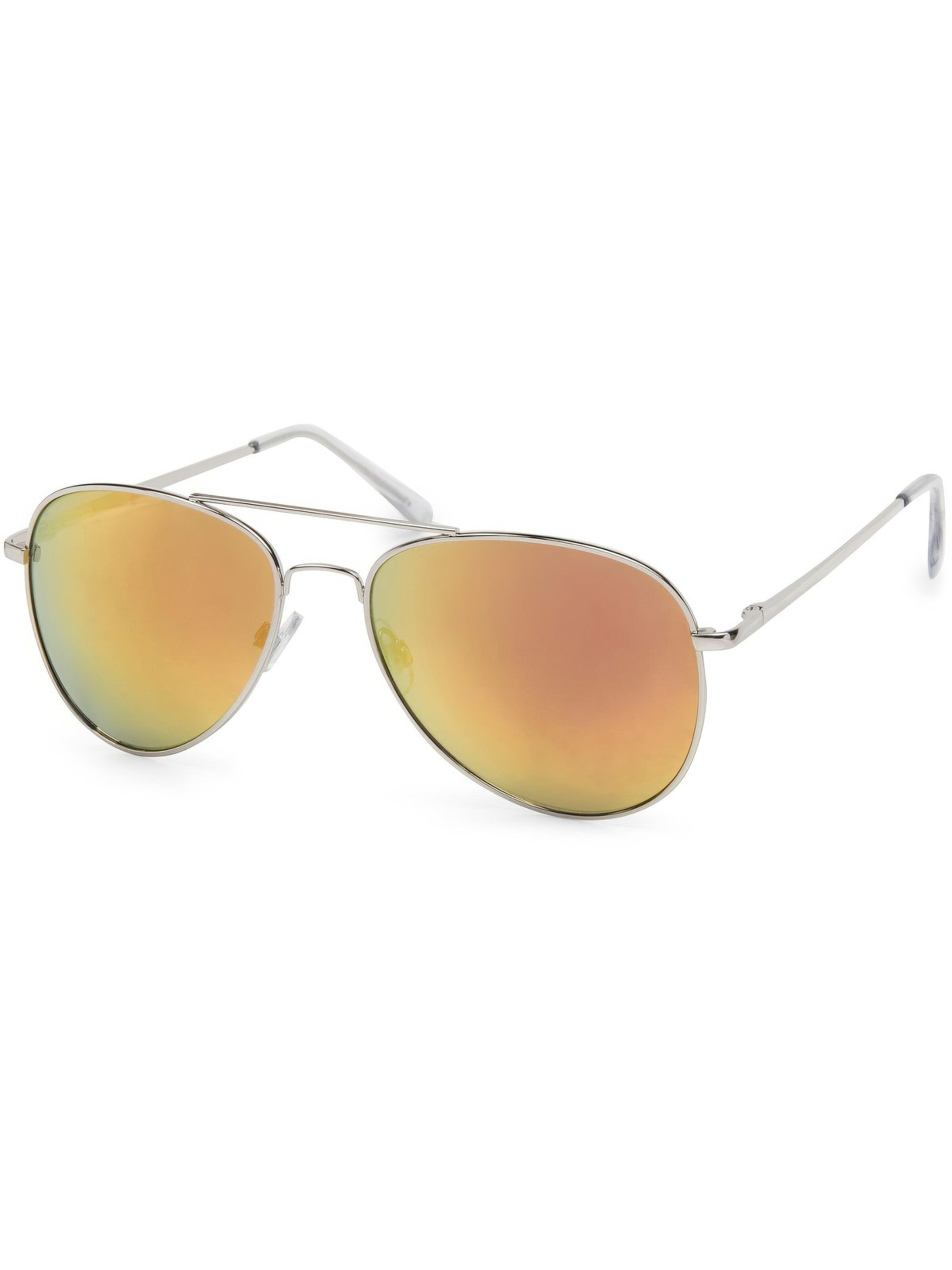 styleBREAKER Sonnenbrille 'Piloten Sonnenbrille'‌‌ in Rot: Vorderseite