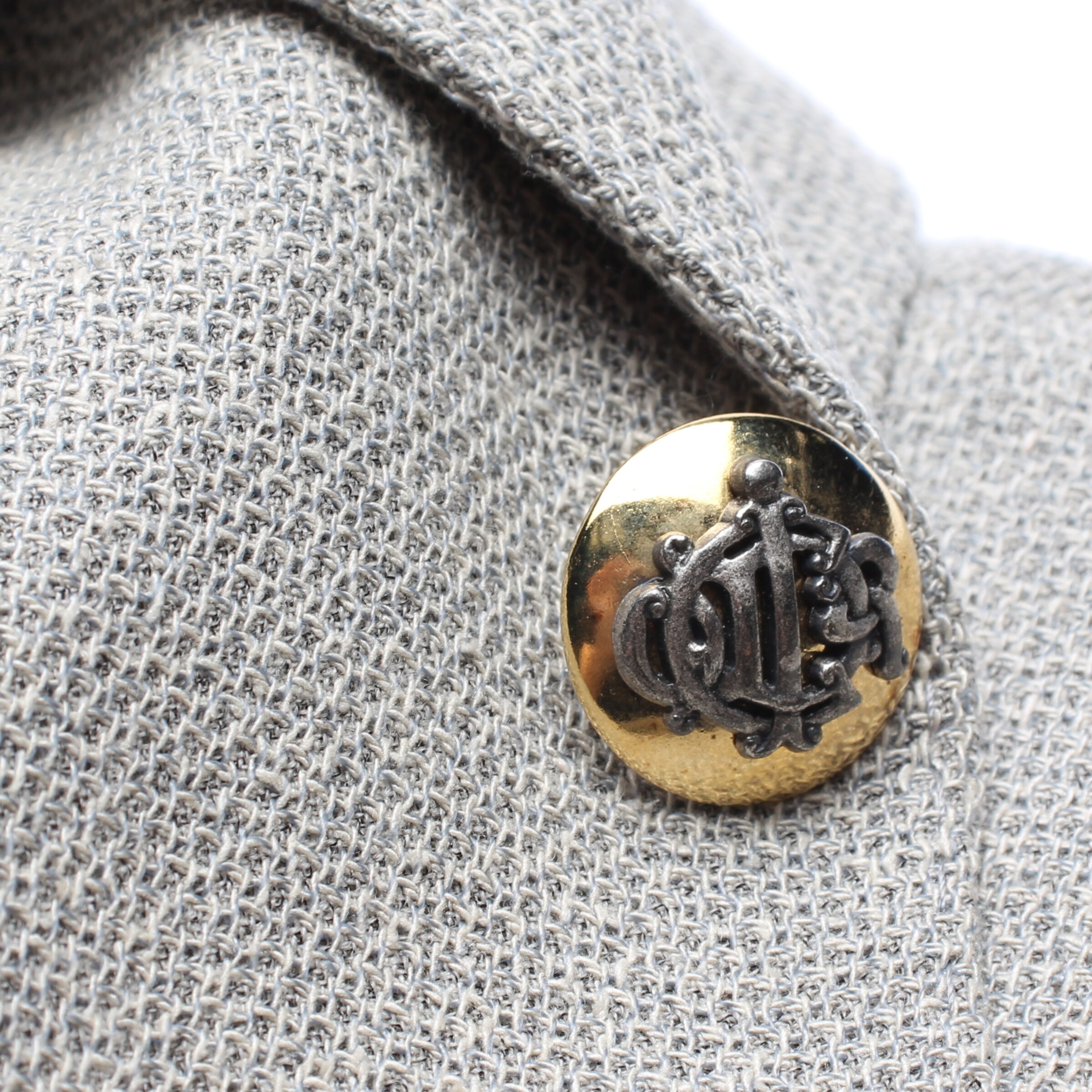 Dior Suit Jacket in M-L in Grey