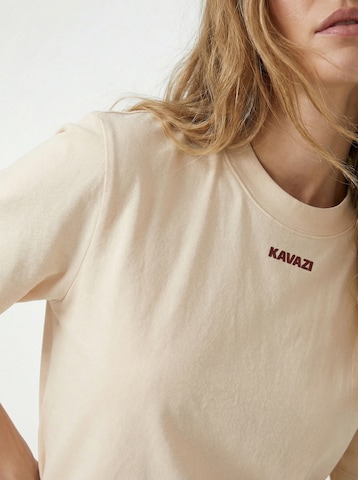 KAVAZI Футболка в Бежевый