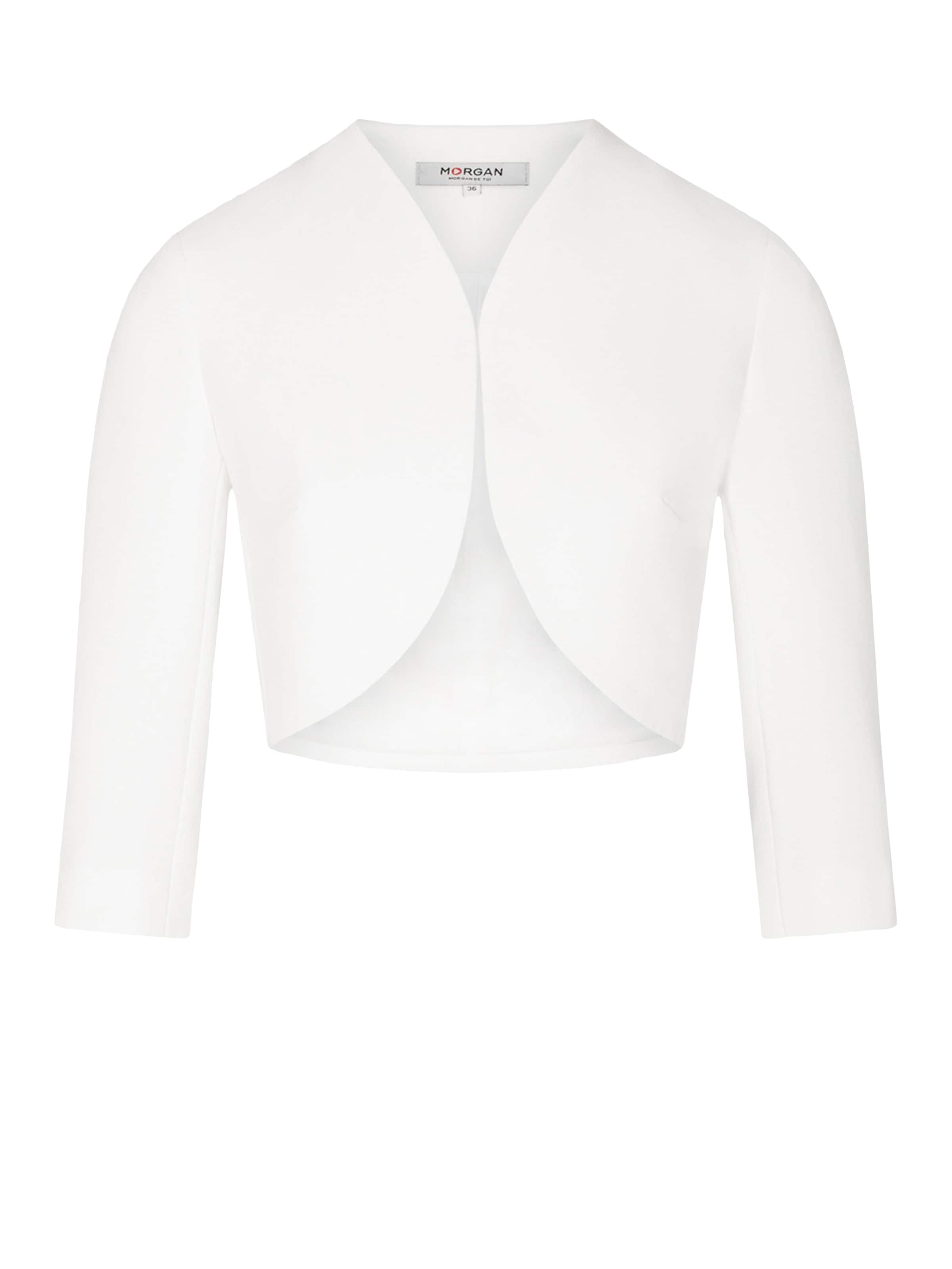 Bolero 'VELEO' di Morgan in bianco: frontale