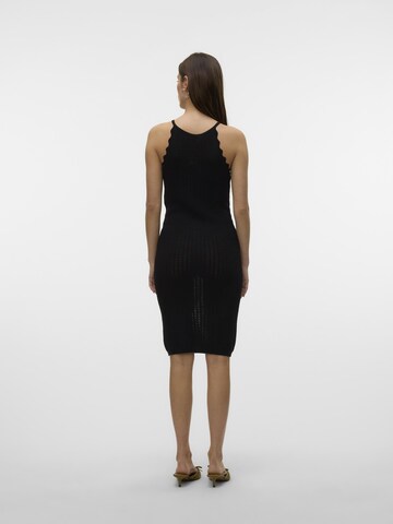 VERO MODA Gebreide jurk 'VMPanama' in Zwart