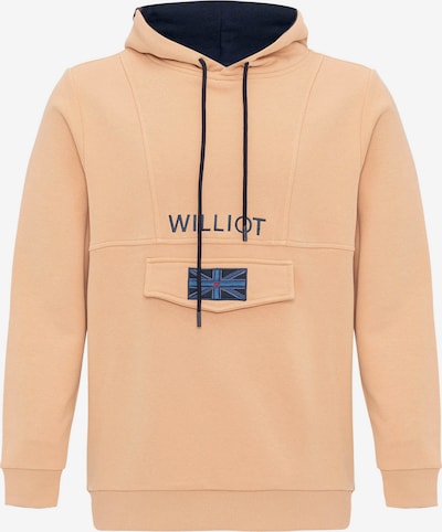 Williot Sweater majica u bež / mornarsko plava / smeđa / crna, Pregled proizvoda